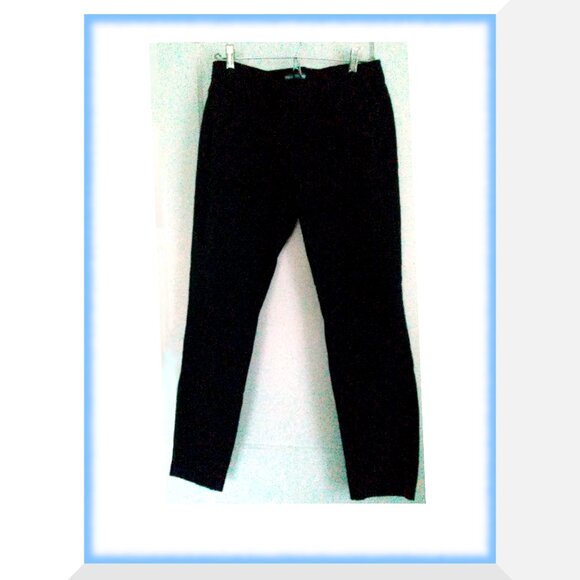 Tommy Hilfiger Women's Navy Pants, Skinny/Straight Leg, Mid-Rise, 8 Petite - Picture 1 of 13